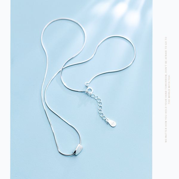 modian new classic irregular square 925 sterling silver simple pendant for women adjustable link chain necklace fine jewelry q1219, Golden;silver
modian new classic irregular square 925 sterling silver simple pendant for women adjustable link chain necklace fine jewelry q1219, Golden;silver