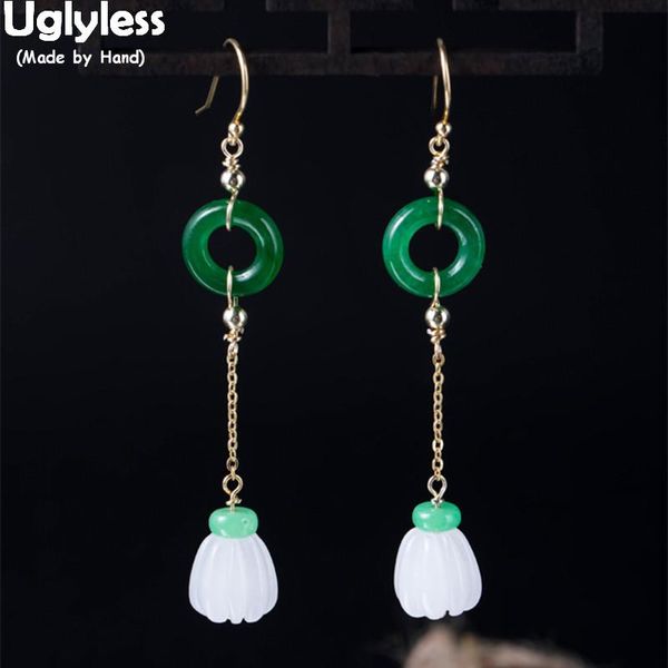 uglyless 100% real 925 sterling silver natural jade buttons earrings for women handmade gemstone pumpkin dangle earrings gold
uglyless 100% real 925 sterling silver natural jade buttons earrings for women handmade gemstone pumpkin dangle earrings gold