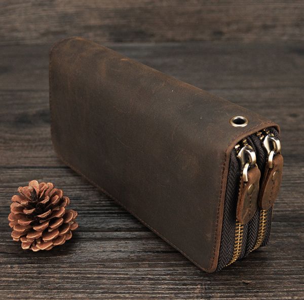 maheu dual zipper women of long wallet from vintage male embryo bag man pocket currency telephone card 100% genuine leather men, Red;black
maheu dual zipper women of long wallet from vintage male embryo bag man pocket currency telephone card 100% genuine leather men, Red;black