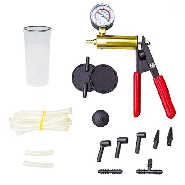 professional hand held vacuum pump kit car auto pressure tester brake bleeder tester set portable durable repair set1
professional hand held vacuum pump kit car auto pressure tester brake bleeder tester set portable durable repair set1