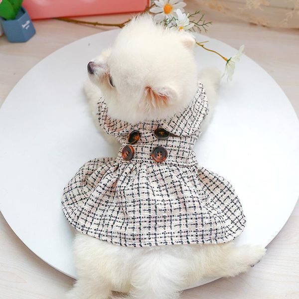 dog apparel teddy puppy clothes autumn winter warm fragrant wind doll collar dress cute plaid skirt for small cat party outfit
dog apparel teddy puppy clothes autumn winter warm fragrant wind doll collar dress cute plaid skirt for small cat party outfit