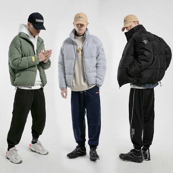 winter men parkas coats streetwear new quality men's stand collar warm thick jacket male fashion solid color parka coat 201203, Black
winter men parkas coats streetwear new quality men's stand collar warm thick jacket male fashion solid color parka coat 201203, Black
