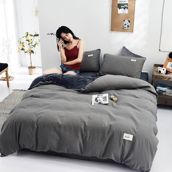 3pcs/4pcs warm plain color home bedding set korean parure lit plaid cover and pillowcases set l bedclothes1
3pcs/4pcs warm plain color home bedding set korean parure lit plaid cover and pillowcases set l bedclothes1