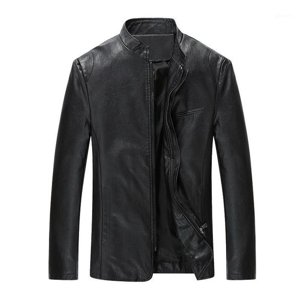 2018 new autumn men's quality leather jackets fashion jaqueta men 5xl soft pu leather male motorcycle jacket coats for male1, Black;brown
2018 new autumn men's quality leather jackets fashion jaqueta men 5xl soft pu leather male motorcycle jacket coats for male1, Black;brown