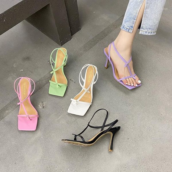 sandals fashion women sandal s 5 colors square clip toe t strap ankle thin high heels pumps dress shoes woman size 35-401, Black
sandals fashion women sandal s 5 colors square clip toe t strap ankle thin high heels pumps dress shoes woman size 35-401, Black