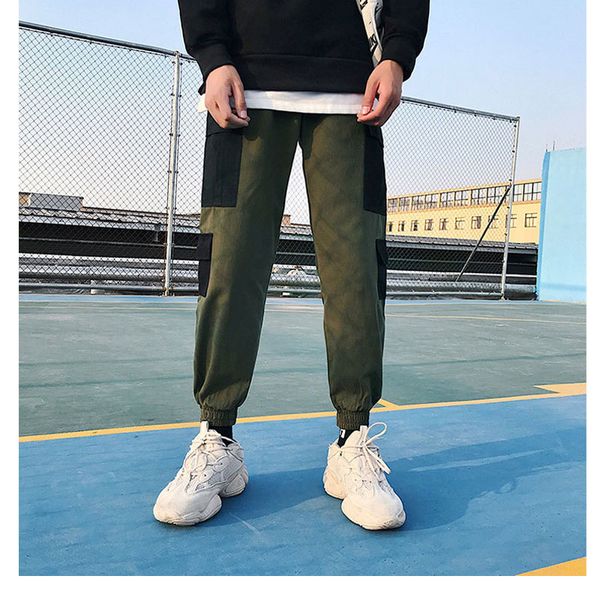 spring straight nine-point pocket tooling and feet male korean students loose trend all-match casual pants, Black
spring straight nine-point pocket tooling and feet male korean students loose trend all-match casual pants, Black