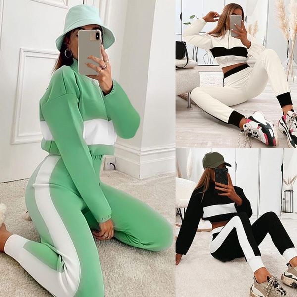 мода tracksuit женская повседневный досуг спортивный костюм с длинным рукавом лоскутная толстовка + pantstwo-piece женский tracksuit outfit, Gray
мода tracksuit женская повседневный досуг спортивный костюм с длинным рукавом лоскутная толстовка + pantstwo-piece женский tracksuit outfit, Gray