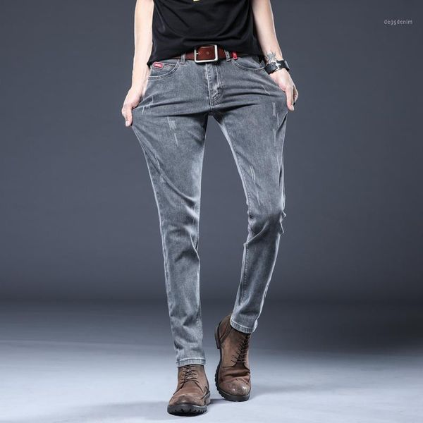 men's jeans 2021 spring and summer men thin business casual stretch slim denim pants 4 color trousers male brand1, Blue
men's jeans 2021 spring and summer men thin business casual stretch slim denim pants 4 color trousers male brand1, Blue