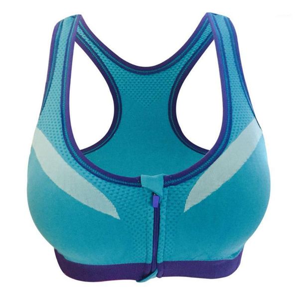 fitness removable pads quick dry running gather yoga breathable sport zip front nylon women bra fashion wire, White;black
fitness removable pads quick dry running gather yoga breathable sport zip front nylon women bra fashion wire, White;black