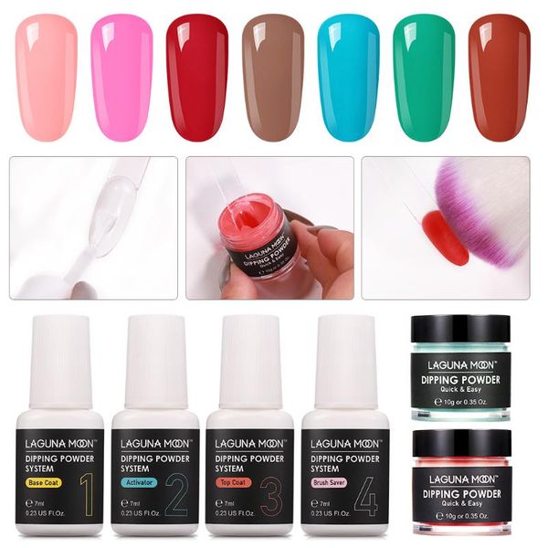 lagunamoon 10g pure color dipping powder glitter dipping powder 7ml base coat activator brush saver nail dip dust liquid, Silver;gold
lagunamoon 10g pure color dipping powder glitter dipping powder 7ml base coat activator brush saver nail dip dust liquid, Silver;gold