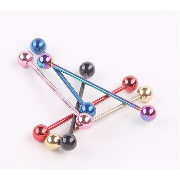 316l body piercing jewelry mix color titanium anodized 14g 38mm industrial barbell ear plug tunnel body jewelry tra jlljqj carshop2006, Silver
316l body piercing jewelry mix color titanium anodized 14g 38mm industrial barbell ear plug tunnel body jewelry tra jlljqj carshop2006, Silver