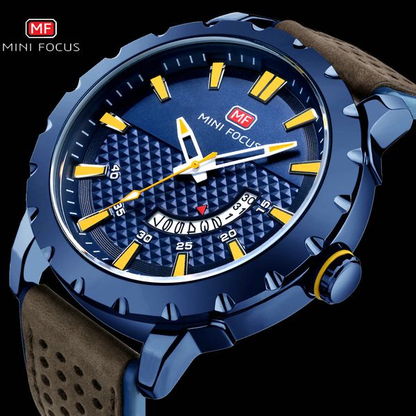 mini focus fashion sport watch men quartz analog clock calendar marine dial contrast color chic mens watches brand luxury, Slivery;brown
mini focus fashion sport watch men quartz analog clock calendar marine dial contrast color chic mens watches brand luxury, Slivery;brown
