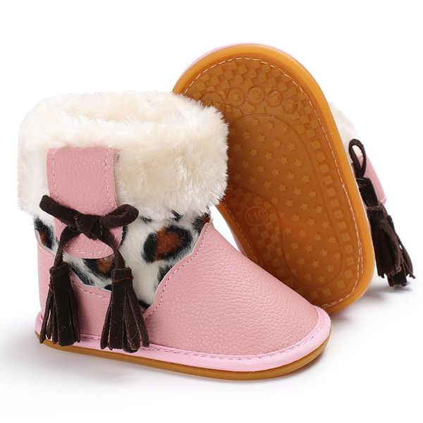 tassel bow winter baby girl shoes warm non-slip winter baby booties leopard bow hard sole boots high tube soft fur shoes
tassel bow winter baby girl shoes warm non-slip winter baby booties leopard bow hard sole boots high tube soft fur shoes