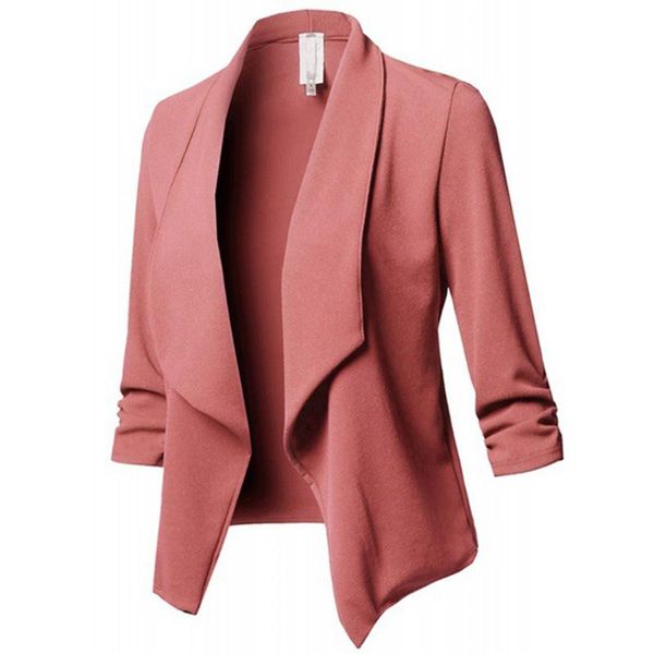 women's suits & blazers women long sleeve fabala coat open solid autumn jacket formal ruffle fashion, White;black
women's suits & blazers women long sleeve fabala coat open solid autumn jacket formal ruffle fashion, White;black