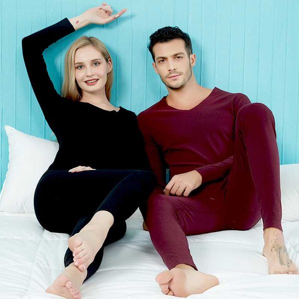 men's sleepwear autumn winter men pajamas v neck fashion solid bottoming shirt set thermal underwear casual long sleeve pants two-piece, Black;brown
men's sleepwear autumn winter men pajamas v neck fashion solid bottoming shirt set thermal underwear casual long sleeve pants two-piece, Black;brown