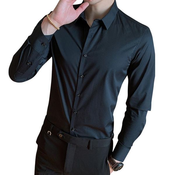 men's dress shirts summer short sleeve basic for men regular-fit white formal business work office solid casual shirt, White;black
men's dress shirts summer short sleeve basic for men regular-fit white formal business work office solid casual shirt, White;black
