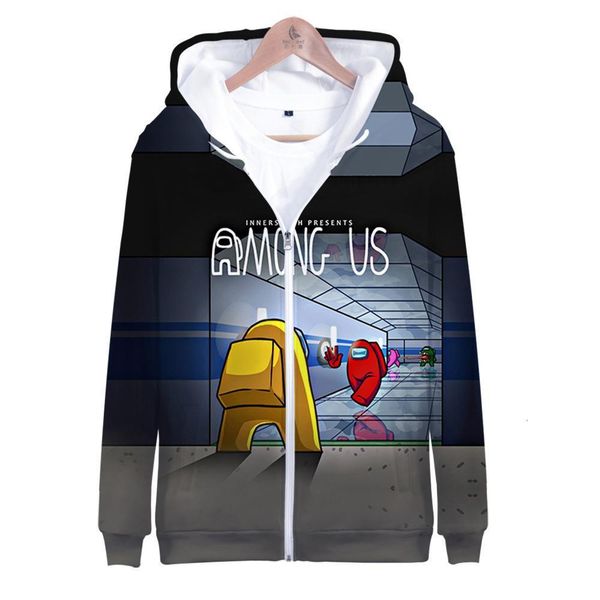2021 among us men sweatshirt hooded hoodies zipper long sleeves casual hip hop streetwear cap 3d men women autumn winter, Black
2021 among us men sweatshirt hooded hoodies zipper long sleeves casual hip hop streetwear cap 3d men women autumn winter, Black
