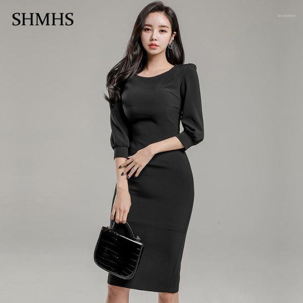 party dresses elegant high waist tight dress 2021 spring simple temperament half sleeve lace decoration on back women office dress1, White;black
party dresses elegant high waist tight dress 2021 spring simple temperament half sleeve lace decoration on back women office dress1, White;black