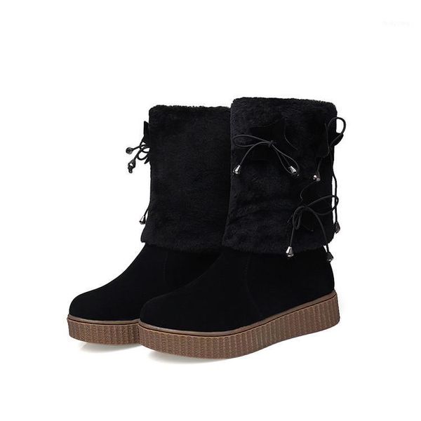 2020 real botas mujer snow boots big size 34-43 new round toe buckle boots for women casual heels fashion warm winter shoes 17-21, Black
2020 real botas mujer snow boots big size 34-43 new round toe buckle boots for women casual heels fashion warm winter shoes 17-21, Black