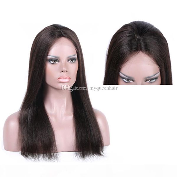 my queen siwss lace front wigs silk straight european virgin human hair full lace wigs 150% density with baby hair, Black;brown
my queen siwss lace front wigs silk straight european virgin human hair full lace wigs 150% density with baby hair, Black;brown