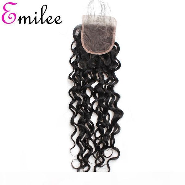 emilee hd transparent lace closure 4x4 water wave swiss lace peruvian virgin hair part lace closure, Black
emilee hd transparent lace closure 4x4 water wave swiss lace peruvian virgin hair part lace closure, Black