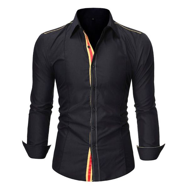 men's dress shirts men shirt long sleeves summer autumn boy fashion solid style design smart business wear, White;black
men's dress shirts men shirt long sleeves summer autumn boy fashion solid style design smart business wear, White;black