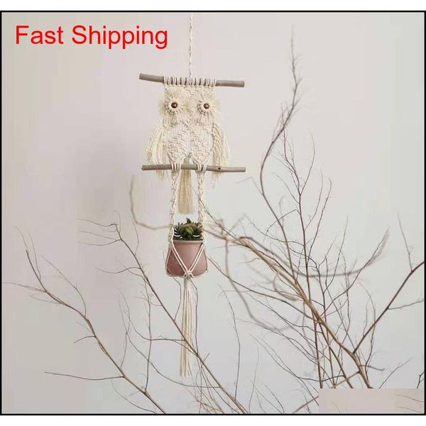 universal handmade owl net bag macrame plant hanger woven hangin qylino yh_pack
universal handmade owl net bag macrame plant hanger woven hangin qylino yh_pack