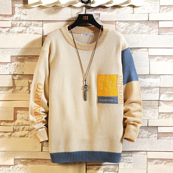2020 novas camisolas masculinas preto retalhos mangas compridas outono inverno pulver de malha o pescoo mais oversize 5xl tzom, White;black
2020 novas camisolas masculinas preto retalhos mangas compridas outono inverno pulver de malha o pescoo mais oversize 5xl tzom, White;black