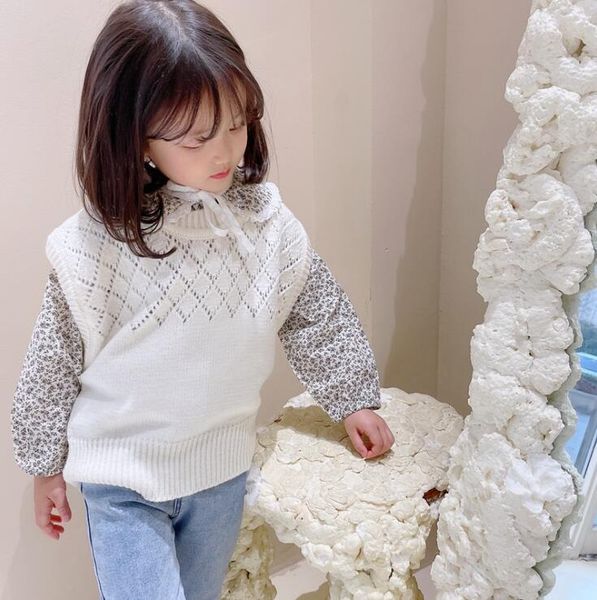 2021 new girls knitted vest sweater cotton spring fashion girls cardigan vest 2-7 years yl981, Blue
2021 new girls knitted vest sweater cotton spring fashion girls cardigan vest 2-7 years yl981, Blue