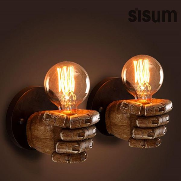 wall lamp vintage loft creative fist e27 fixtures bar restaurant sconces industrial deco
wall lamp vintage loft creative fist e27 fixtures bar restaurant sconces industrial deco