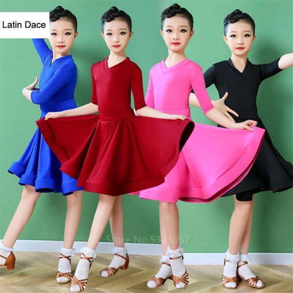 teenagers latin dance dress 120-170cm ballroom dancing girl evening party children dance costume tango salsa stage performance, Black;red
teenagers latin dance dress 120-170cm ballroom dancing girl evening party children dance costume tango salsa stage performance, Black;red
