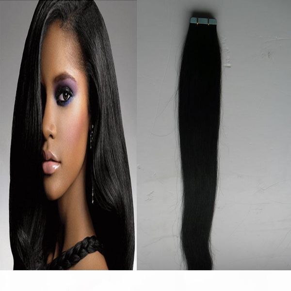 tape in human hair extensions 40pcs remy hair double sided tape hair skin weft invisible 100g, Black
tape in human hair extensions 40pcs remy hair double sided tape hair skin weft invisible 100g, Black