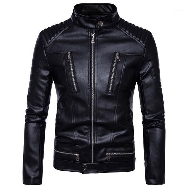 cross-border zipper more than 2020 new amazon punk menswear locomotive leather motorcycle leather jacket1, Black
cross-border zipper more than 2020 new amazon punk menswear locomotive leather motorcycle leather jacket1, Black