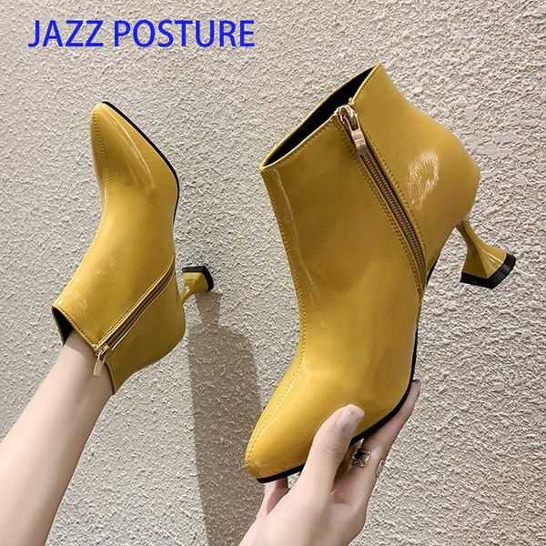 boots ankle women thick high heels pointed toe female black yellow leather shoes for lady 2021 autumn z729
boots ankle women thick high heels pointed toe female black yellow leather shoes for lady 2021 autumn z729