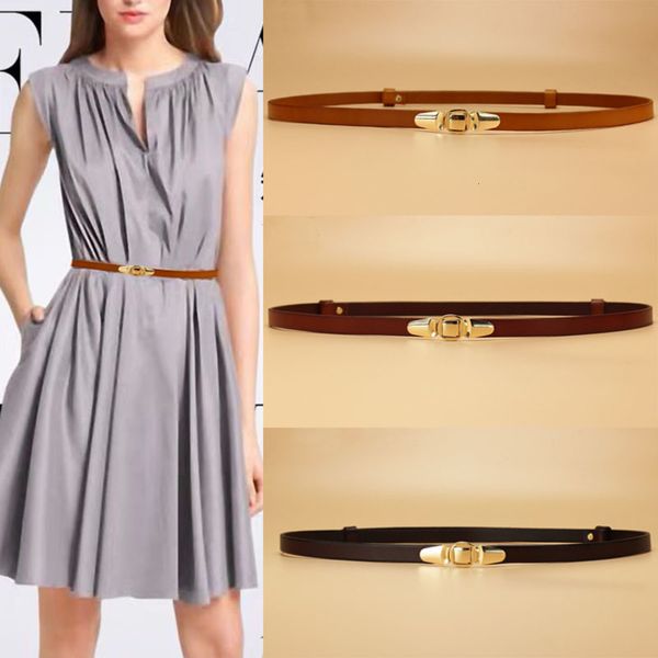 decorative women's fine simple versatile layer pure cow leather black dress belt with skirt, Black;brown
decorative women's fine simple versatile layer pure cow leather black dress belt with skirt, Black;brown