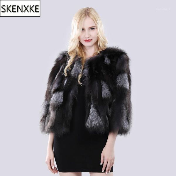 women's fur & faux 2021 winter women real silver coat natural warm jacket russia lady fashion 100% genuine outerwear1, Black
women's fur & faux 2021 winter women real silver coat natural warm jacket russia lady fashion 100% genuine outerwear1, Black