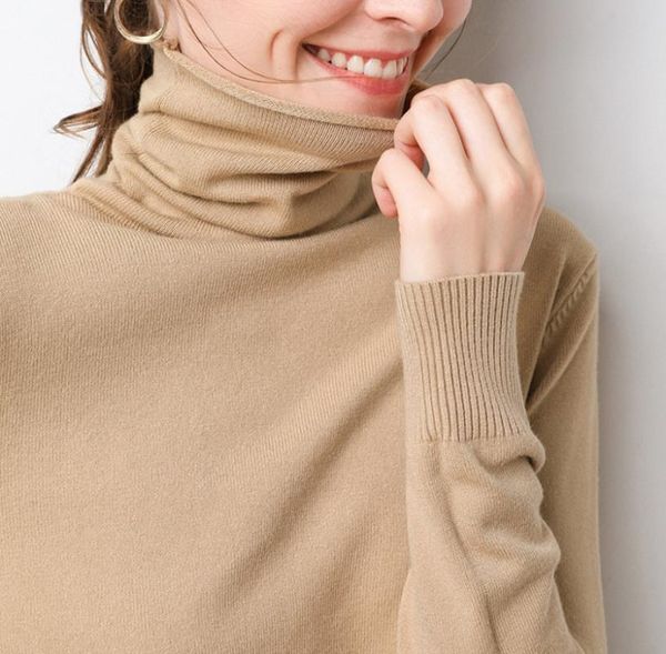 women's sweaters 2021 winter solid color cashmere casual high neck knitted inner sweater female jumpers basic, White;black
women's sweaters 2021 winter solid color cashmere casual high neck knitted inner sweater female jumpers basic, White;black