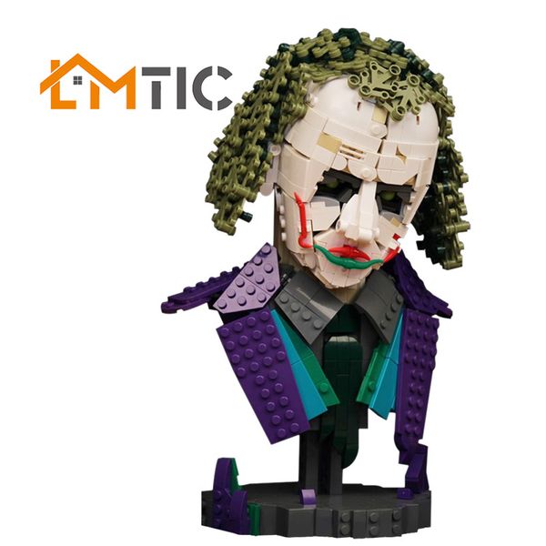 moc heath ledger-joker in the movie simulation figure bust model 1090pcs building blocks diy toys bricks educational xmas gift q1215
moc heath ledger-joker in the movie simulation figure bust model 1090pcs building blocks diy toys bricks educational xmas gift q1215