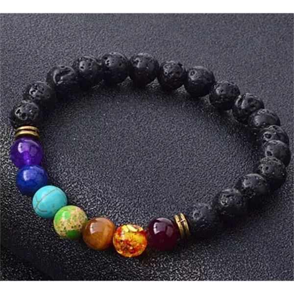 bracelets new natural 7 black lava reiki stone chakra healing balance beads bracelet for men women stretch yoga jewelryzzr2
bracelets new natural 7 black lava reiki stone chakra healing balance beads bracelet for men women stretch yoga jewelryzzr2