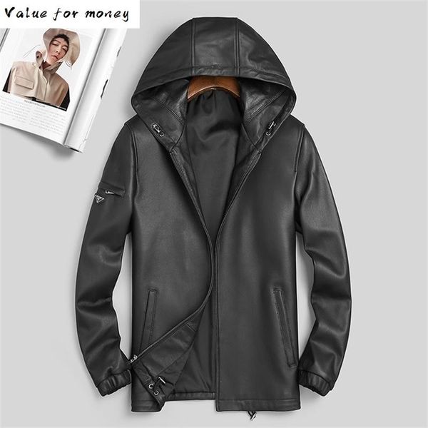 new 2020 genuine leather jacket men hooded spring autumn real sheepskin coat motorcycle real leather jackets 3918 kj2988, Black
new 2020 genuine leather jacket men hooded spring autumn real sheepskin coat motorcycle real leather jackets 3918 kj2988, Black