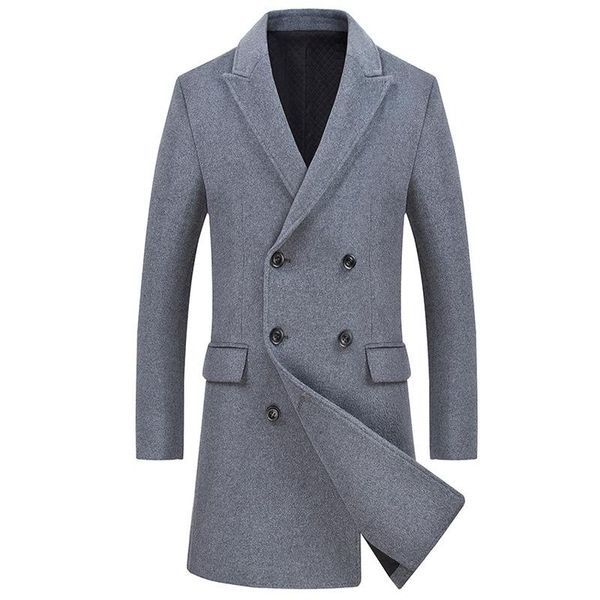 brand tide winter wool coat men leisure long sections woolen coats men's pure color casual fashion jackets casual men overcoat, Black
brand tide winter wool coat men leisure long sections woolen coats men's pure color casual fashion jackets casual men overcoat, Black