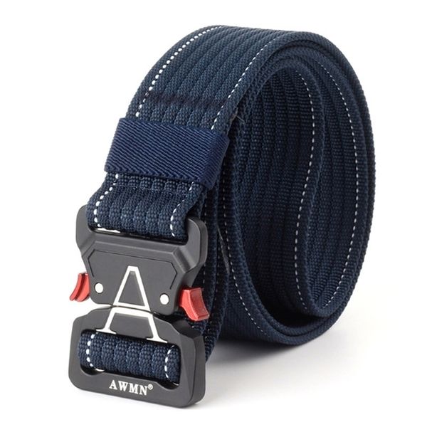 fashion men's belts nylon tactical belt for jeans pants metal buckle training battle military trousers casual belt 220210, Black;brown
fashion men's belts nylon tactical belt for jeans pants metal buckle training battle military trousers casual belt 220210, Black;brown