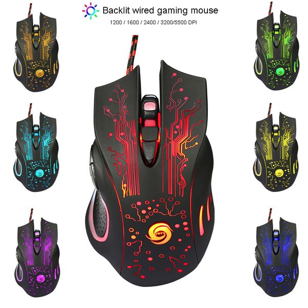 7 color cycle backlight wired gaming mouse usb backlt computer gamer mice 5500 dpi optical game mouse for lappc
7 color cycle backlight wired gaming mouse usb backlt computer gamer mice 5500 dpi optical game mouse for lappc