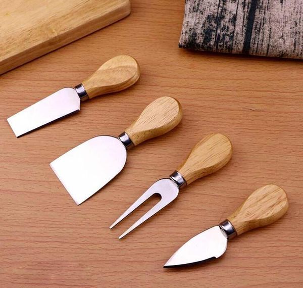 new stainless steel knife oak handle cheese butter pizza cutter cheese knife set 80pcs jlltjb mx_home 
new stainless steel knife oak handle cheese butter pizza cutter cheese knife set 80pcs jlltjb mx_home