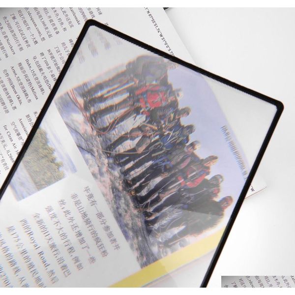 180x120mm convinient a5 flat pvc magnifier sheet x3 book page magnification magnifying reading glass sqcjzq bdenet
180x120mm convinient a5 flat pvc magnifier sheet x3 book page magnification magnifying reading glass sqcjzq bdenet