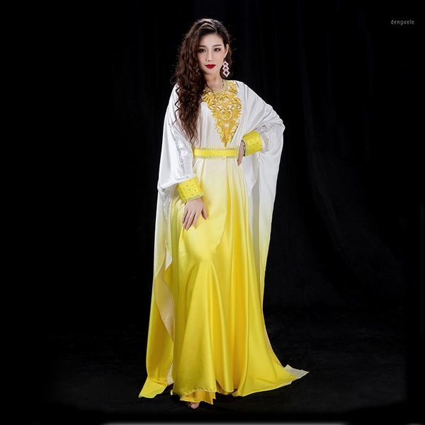 2020 new belly dance performance costume khaleegy khaleegy waist-shaped hair throwing robe competition costume1, Black;red
2020 new belly dance performance costume khaleegy khaleegy waist-shaped hair throwing robe competition costume1, Black;red