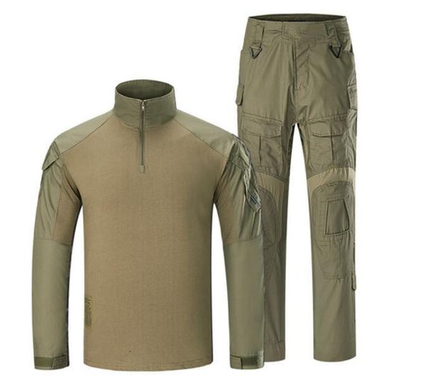 clothes camouflage tactical uniform g3 army combat suit sets airsoft paintball multicam cargo pants long sleeve t-shirts for hunting, Black;green
clothes camouflage tactical uniform g3 army combat suit sets airsoft paintball multicam cargo pants long sleeve t-shirts for hunting, Black;green