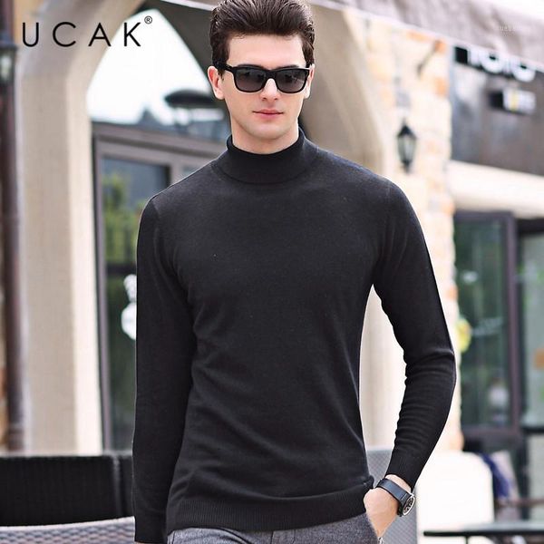 ucak brand turtleneck sweaters men 2020 new arrival fashion trend wool casual solid streetwear spring sweater pullover men u10491, White;black
ucak brand turtleneck sweaters men 2020 new arrival fashion trend wool casual solid streetwear spring sweater pullover men u10491, White;black