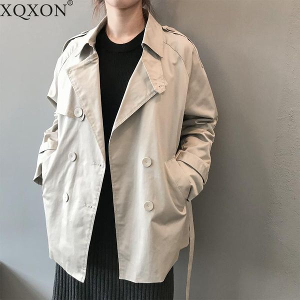 autumn windbreaker korean women trench coat harajuku double breasted loose coat streetwear feminine, Tan;black
autumn windbreaker korean women trench coat harajuku double breasted loose coat streetwear feminine, Tan;black