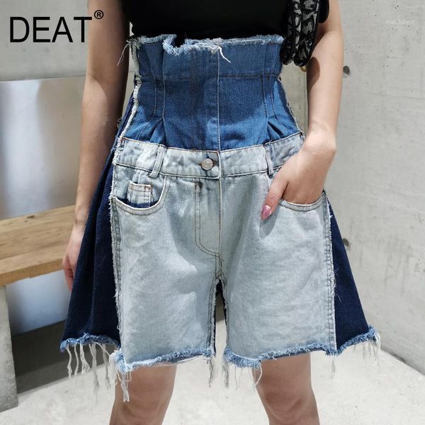 2020 deat summer fashion denim 2020 personalized wear-out color matching denim shorts women's high waist all-match wm948051, White;black
2020 deat summer fashion denim 2020 personalized wear-out color matching denim shorts women's high waist all-match wm948051, White;black